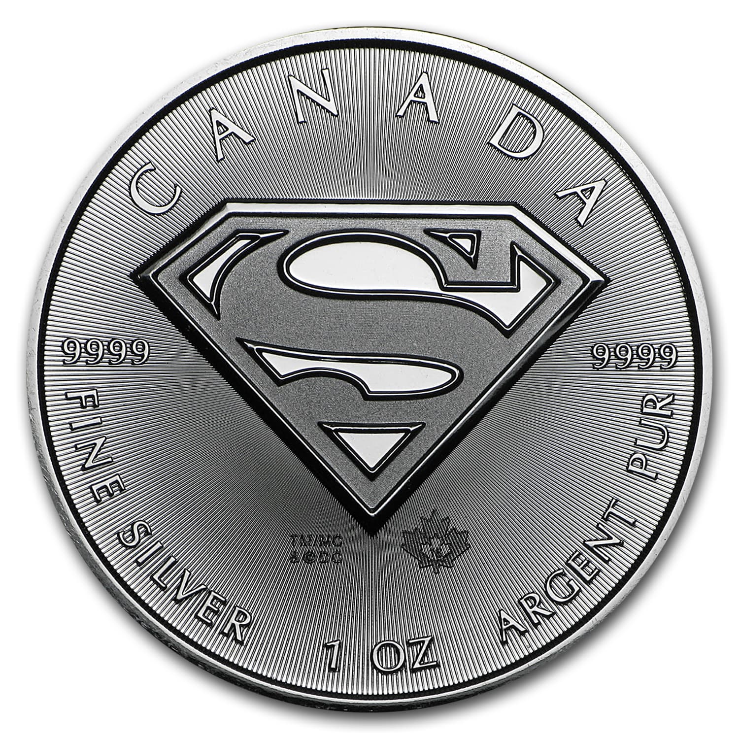 2016 Canada 1 oz Silver $5 SUPERMAN™ BU