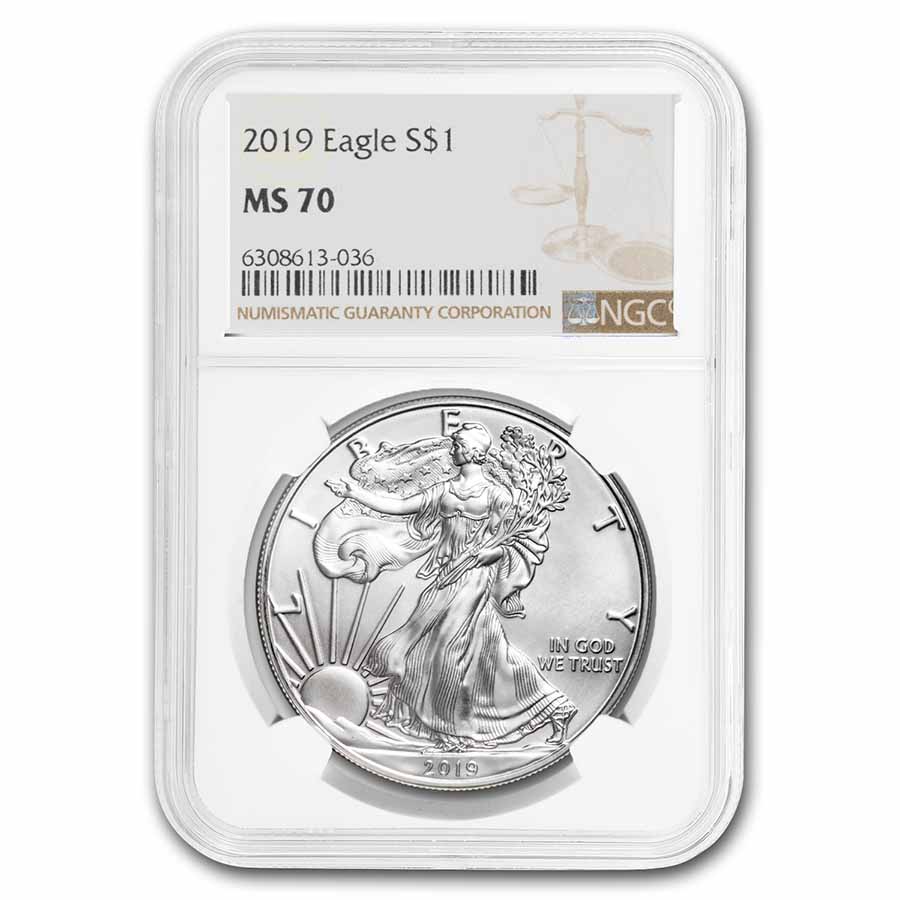 2019 American Silver Eagle MS-70 NGC
