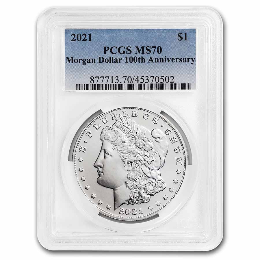 2021 Silver Morgan Dollar MS-70 PCGS