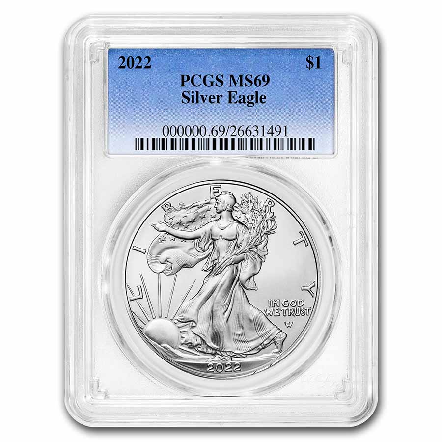 2022 American Silver Eagle MS-69 PCGS