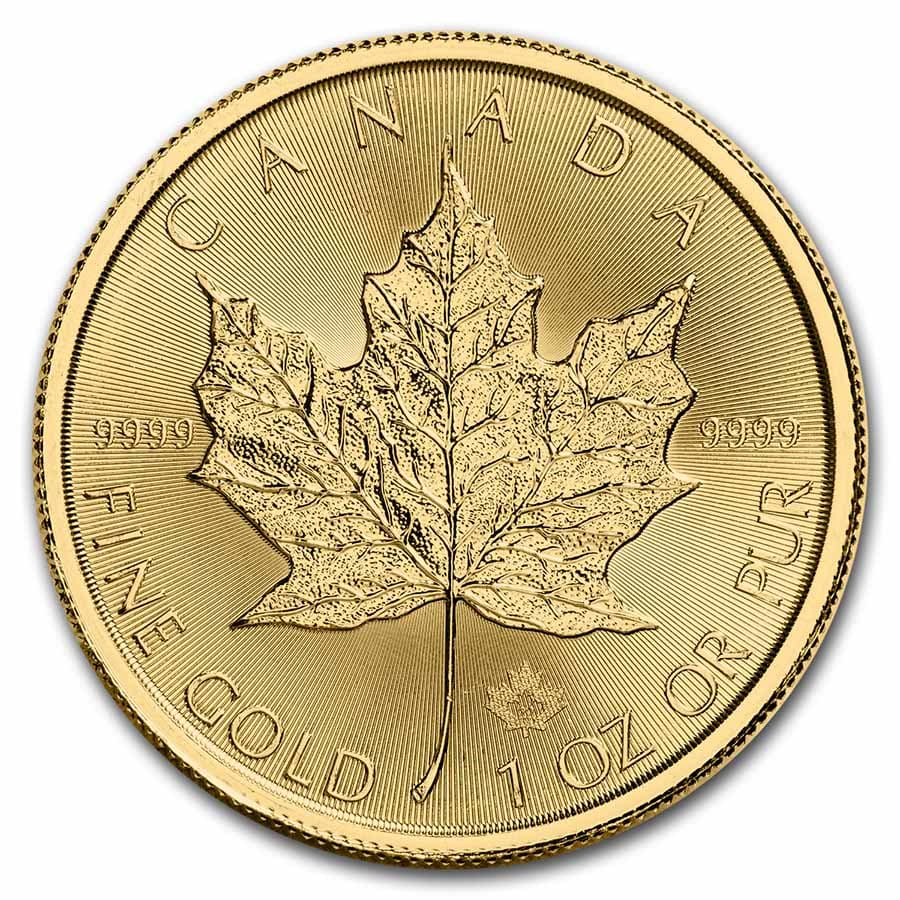 2022 Canada 1 oz Gold Maple Leaf BU