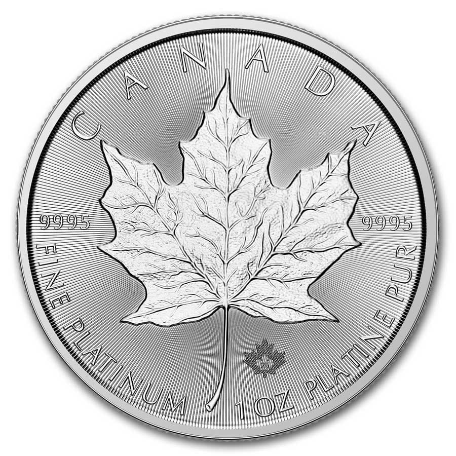 2025 Canada 1 oz Platinum Maple Leaf BU