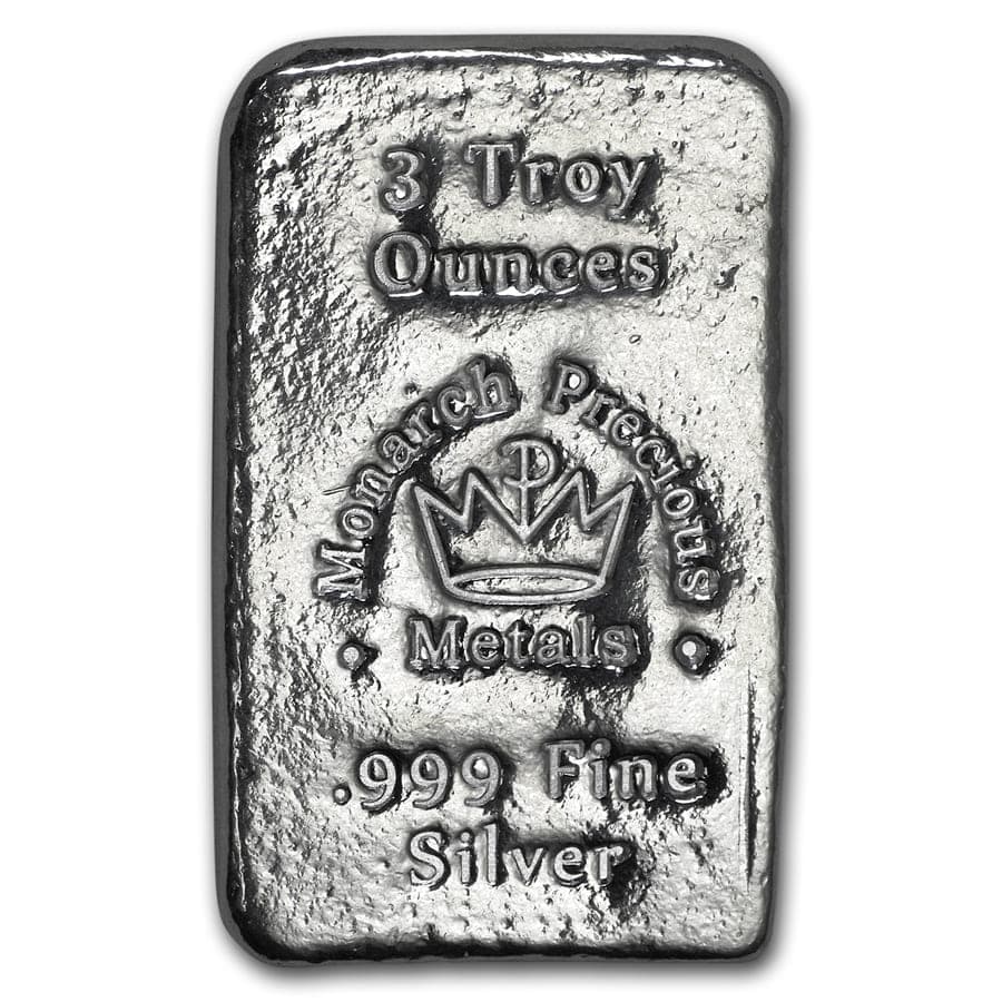 3 oz Silver Bar - Secondary Market