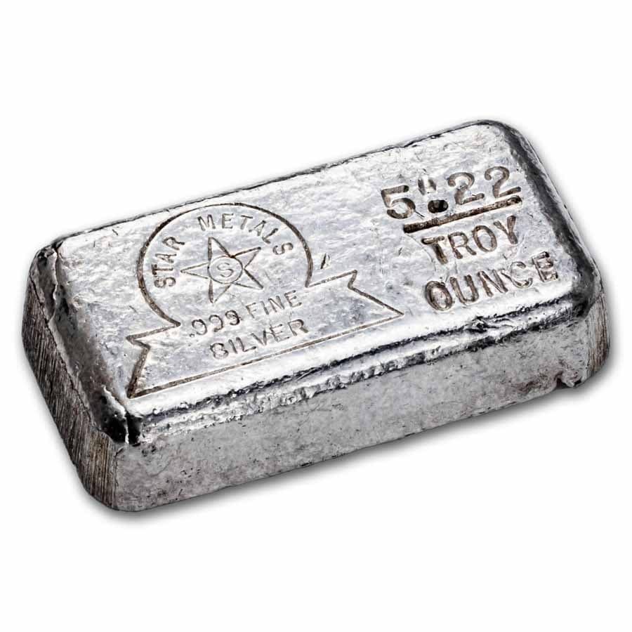 5.22 oz Silver Bar - Star Metals