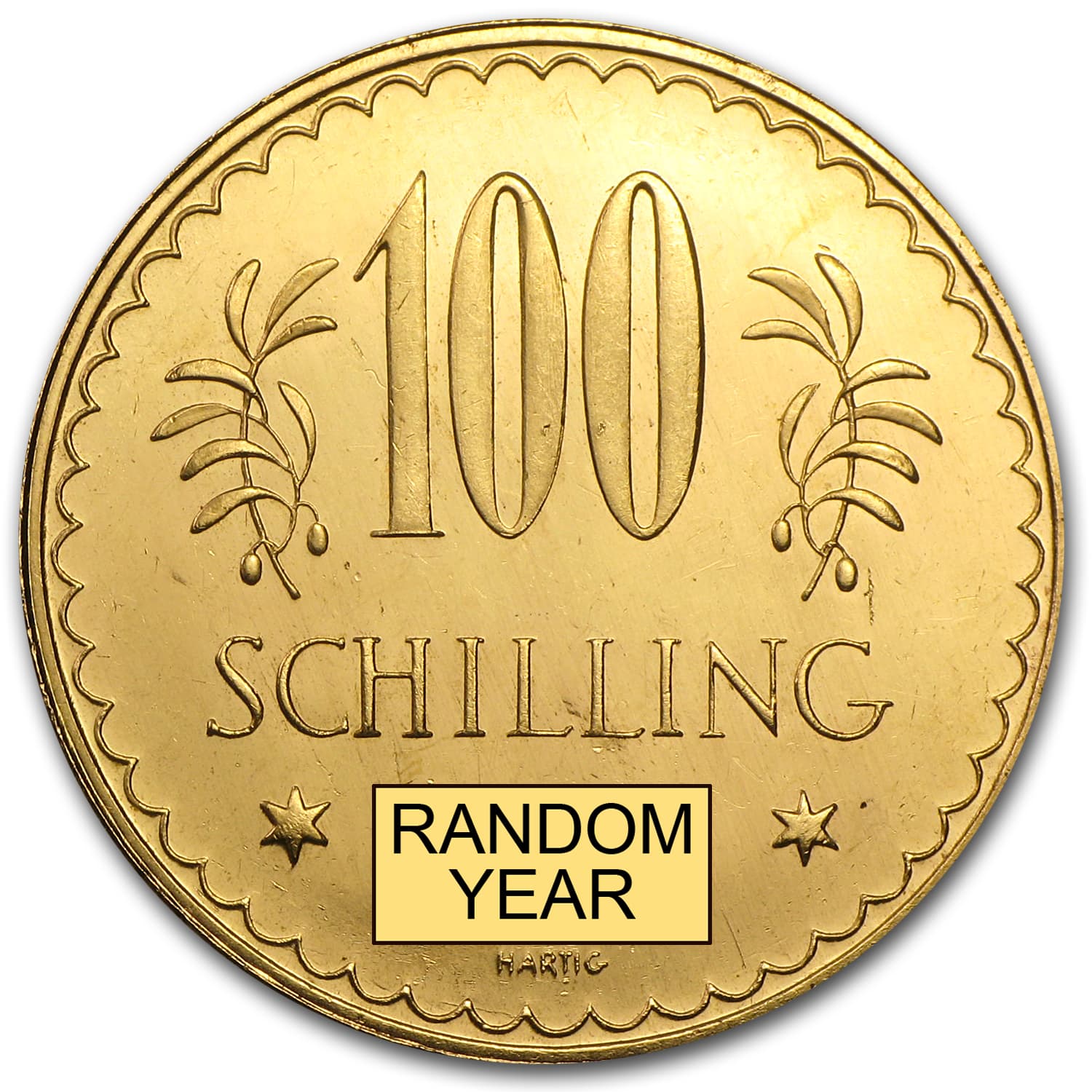 Austria Gold 100 Schilling BU (Random)