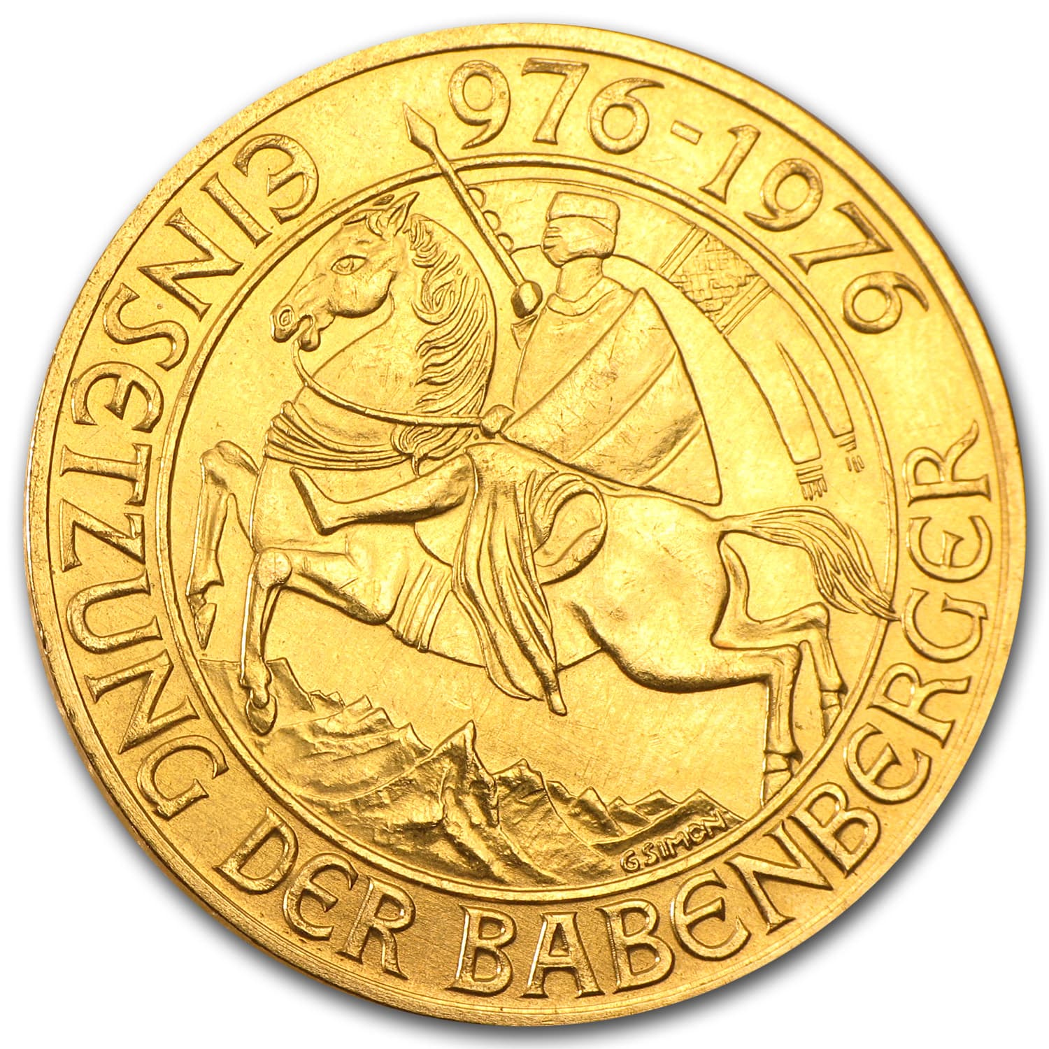 Austria Gold 1000 Schillings BU