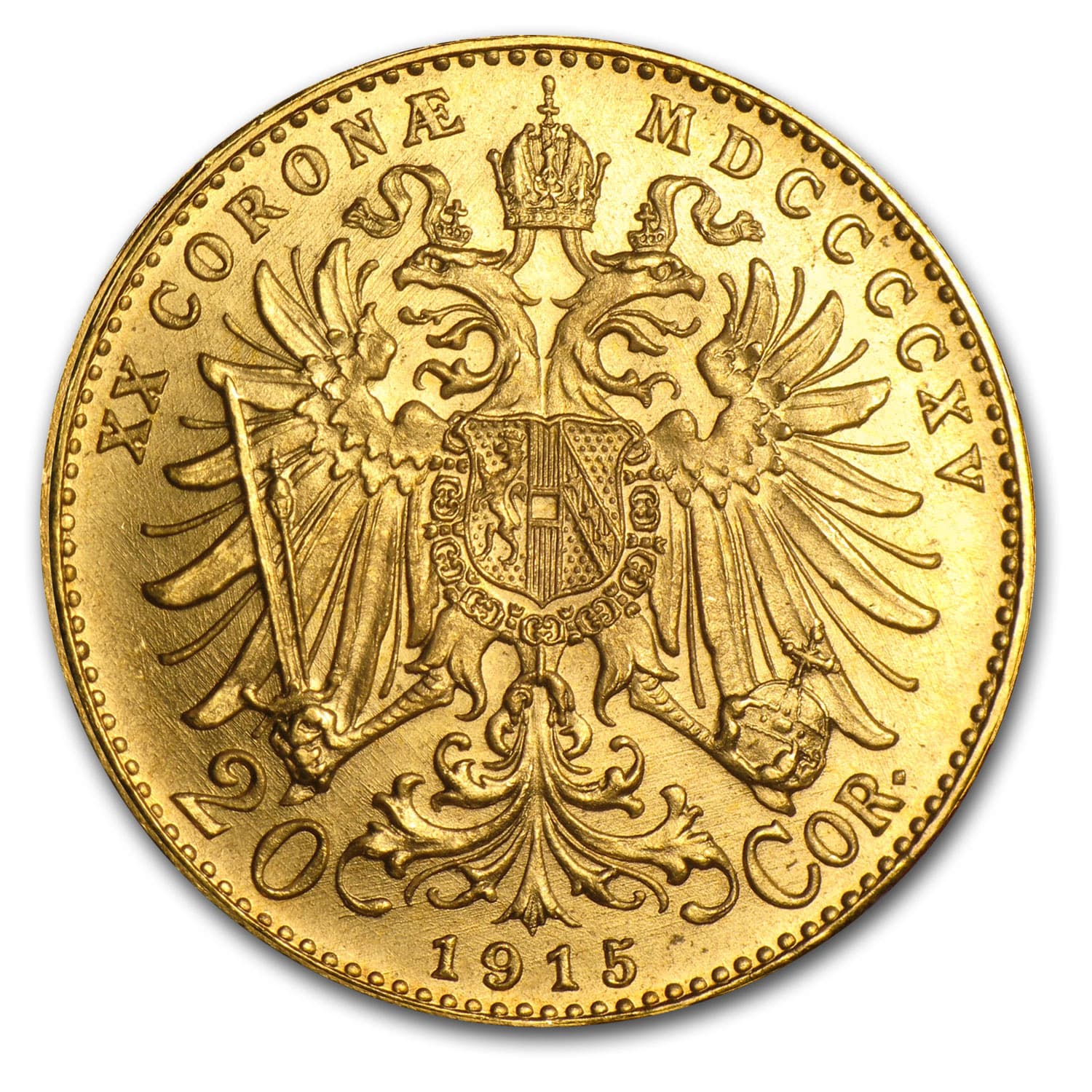 Austria Gold 20 Coronas AU (Random)
