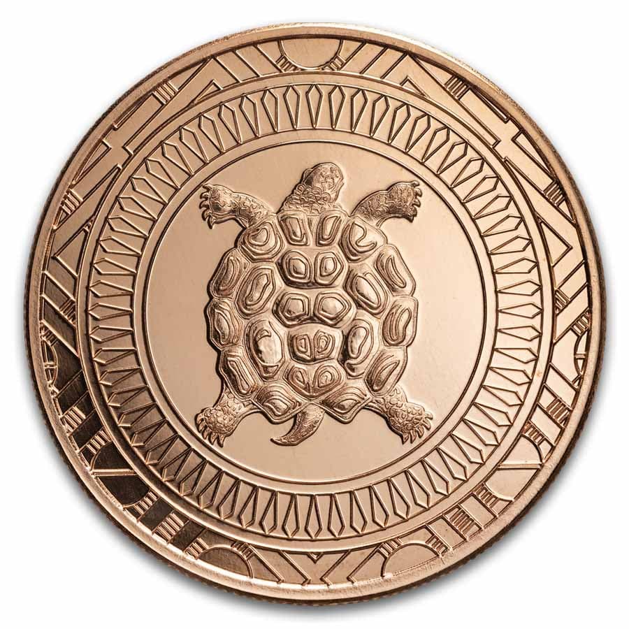 Delaware Nation 1 oz Copper Round