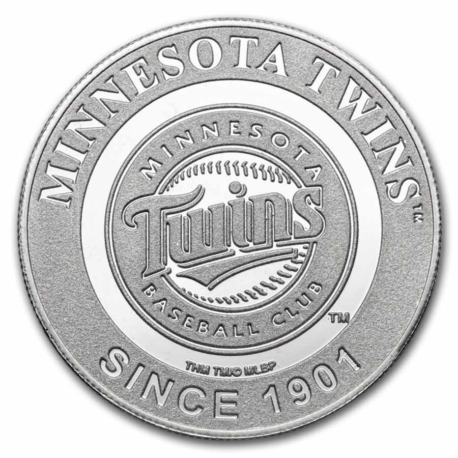 MLB Minnesota Twins 1 oz Silver Round