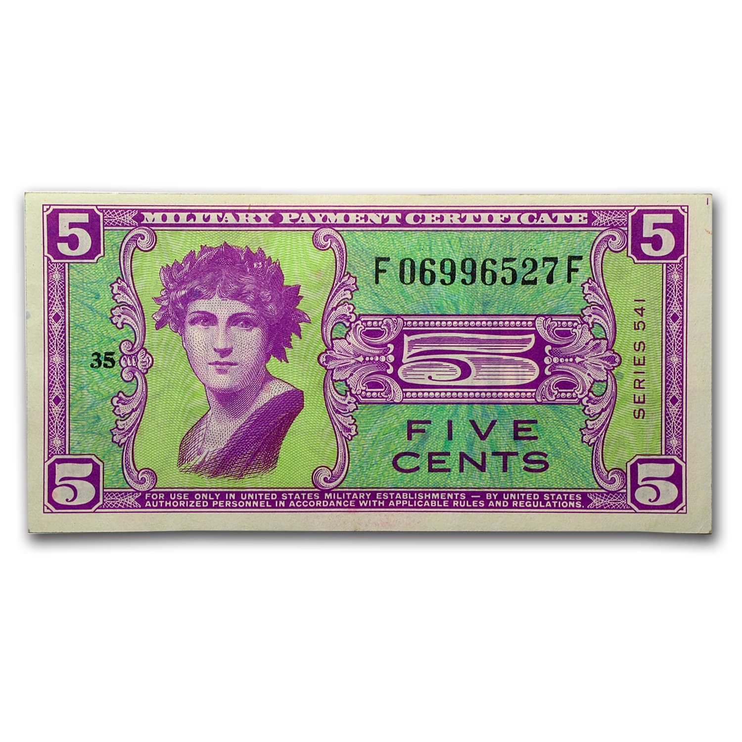MPC Series 541 5 Cents CU