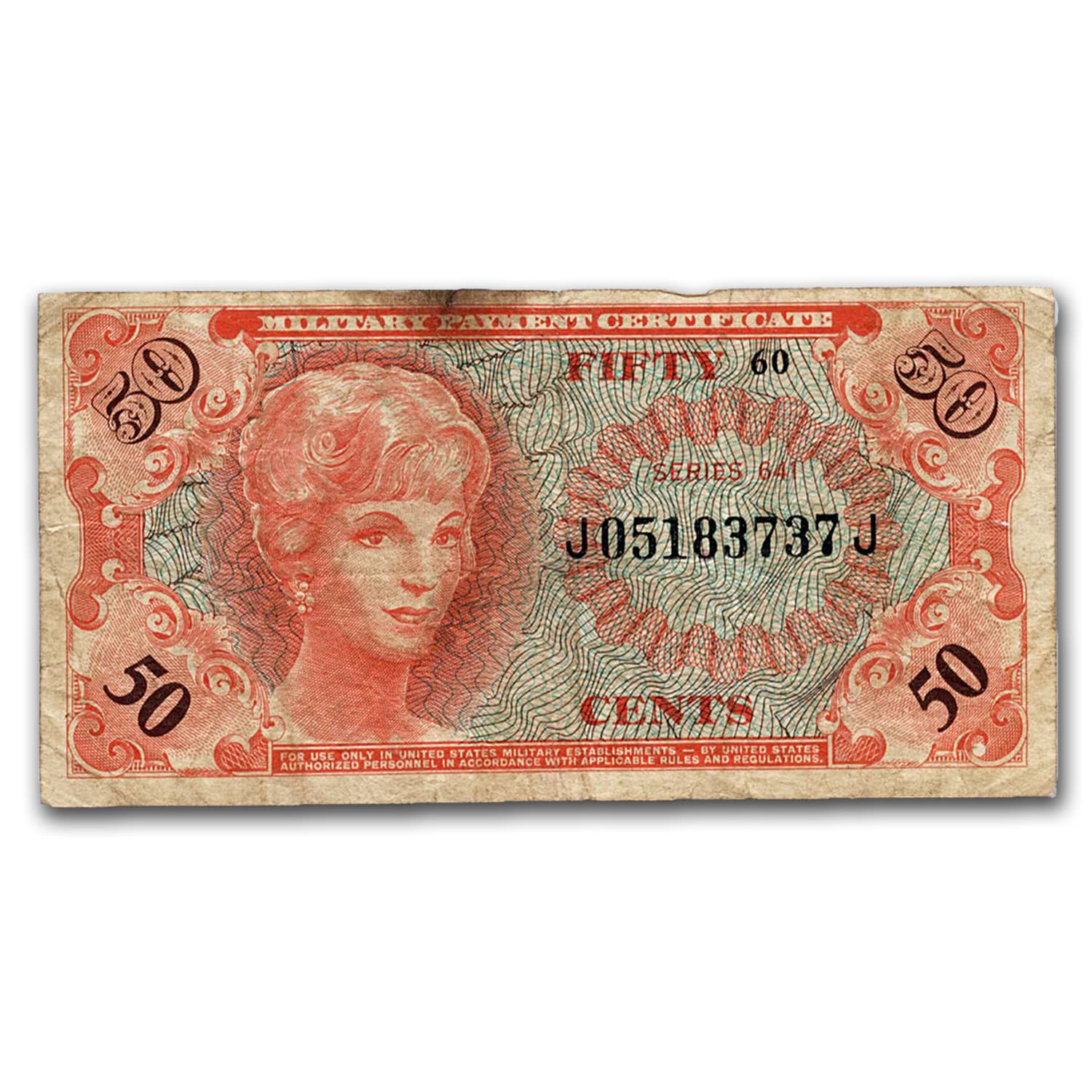 MPC Series 641 50 Cents Avg Circ