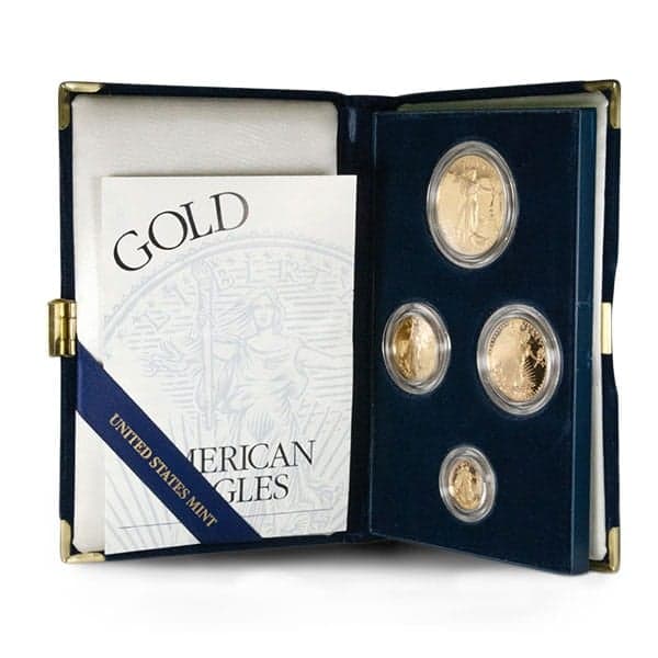 1997 Proof Gold Eagle Set (1 oz, 1/2-oz, 1/4-oz & 1/10-oz)