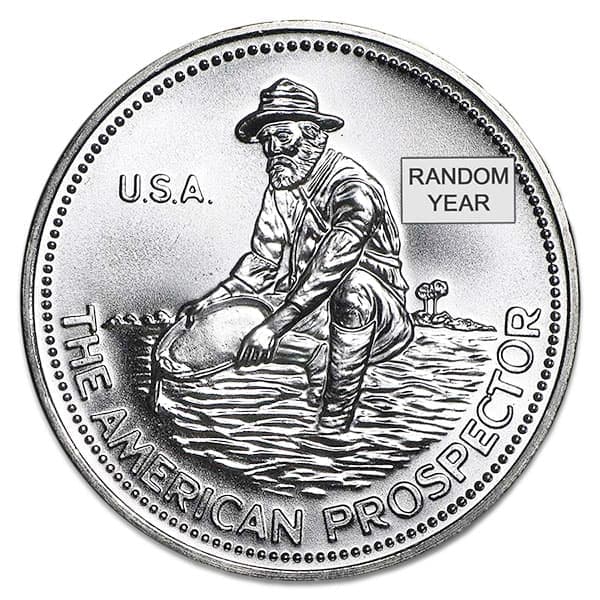 1 oz Engelhard Prospector Silver Rounds (1982 - 1987)
