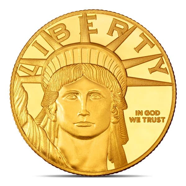 Lady Liberty Gold 1 Troy Oz Round - .9999 Pure
