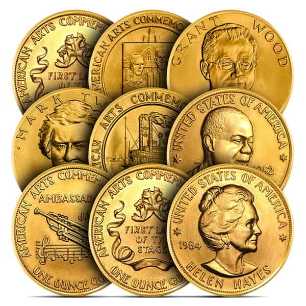 U.S. Mint - Art Medallion, 1 Troy Ounce Gold Weight