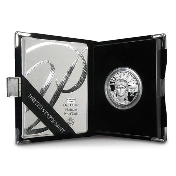 RANDOM Date Proof Platinum American Eagle - 1 Troy Oz .9995 Pure