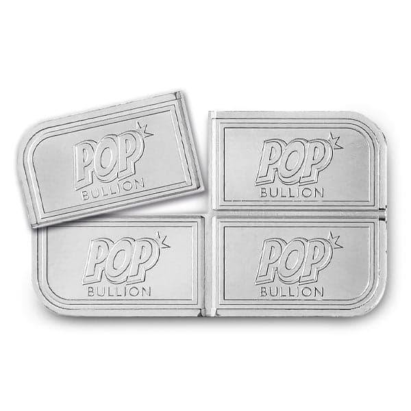 POP Bullion - Divisible 1 Ounce Silver Bar - .999 Pure
