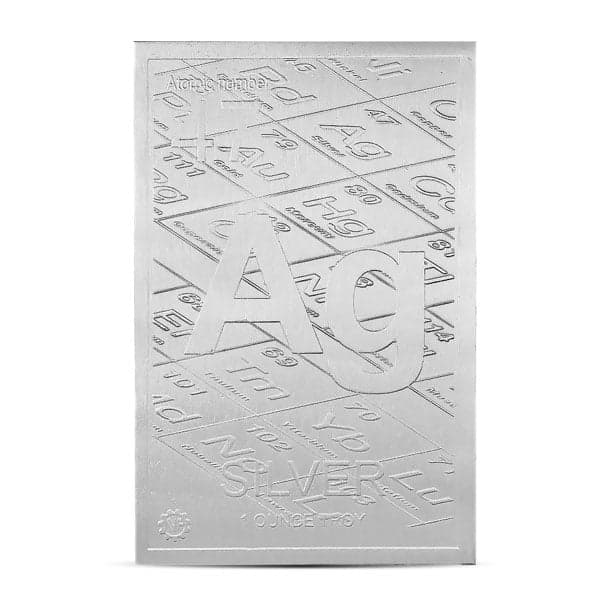 Element Ag Silver Card - 1 Troy Ounce, .999 Pure