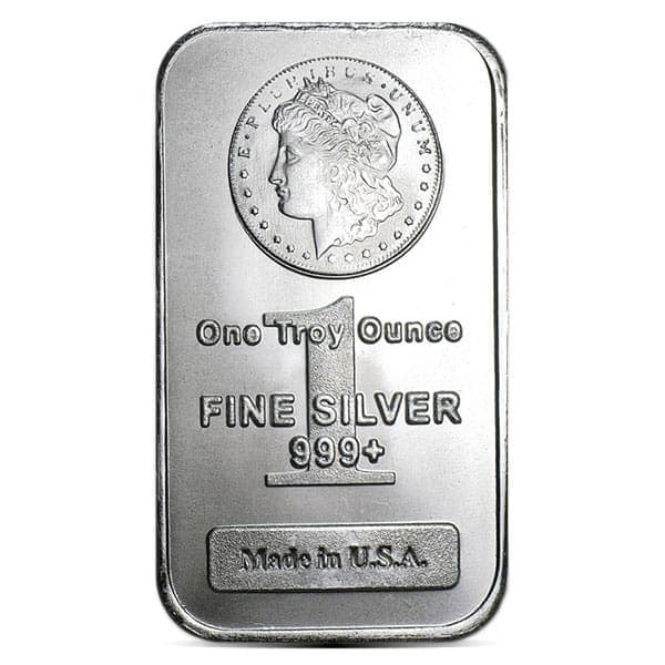 Morgan Design Silver Bar - 1 Ounce .999 Pure