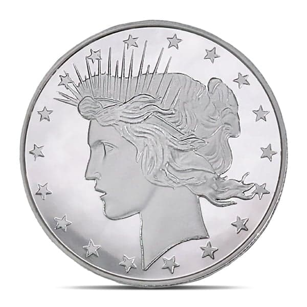 Peace Silver Round - 1 Troy Ounce, .999 Pure