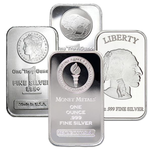 1 Oz Silver Bars (Design Our Choice)