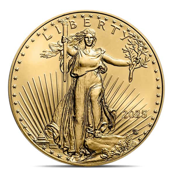 2025 Gold American Eagle Coin - 1 Troy Ounce, 22k Purity