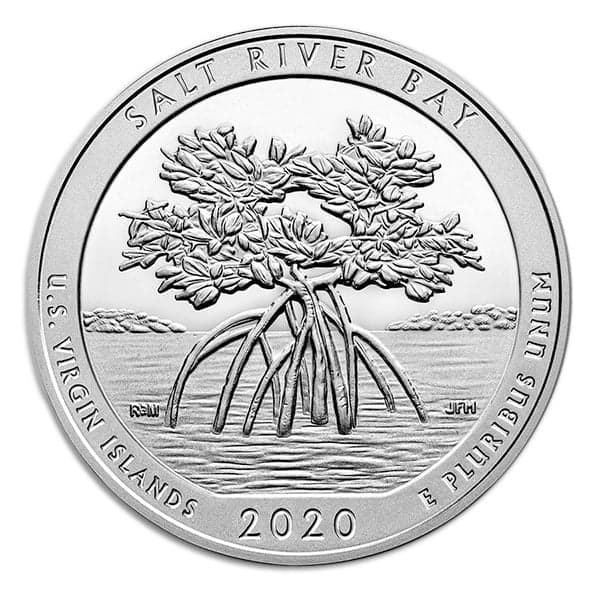 2020 5 oz Salt River Bay National Historical Park and Ecological Preserve ATB Silver Coin
