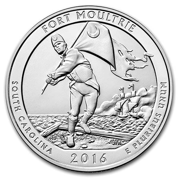 2016 5 oz ATB Fort Moultrie (Fort Sumter National Monument)