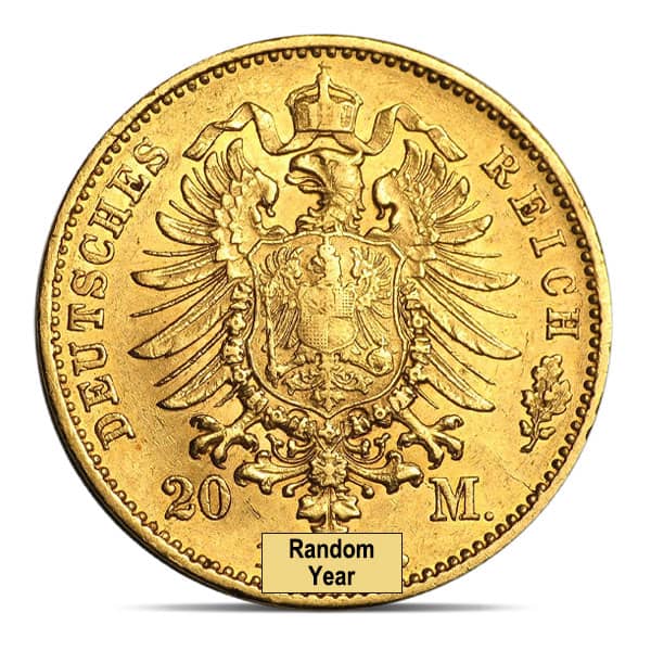 https://www.moneymetals.com/images/products/gold-german-20-mark-wilhelm-1st-reverse.jpg