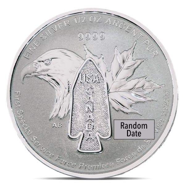 RCM Devil's Brigade (Any Date) - 1/2 Troy Oz .9999 Pure Silver