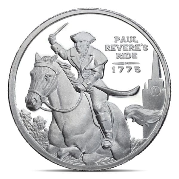 1/2 Ounce Paul Revere Silver Round