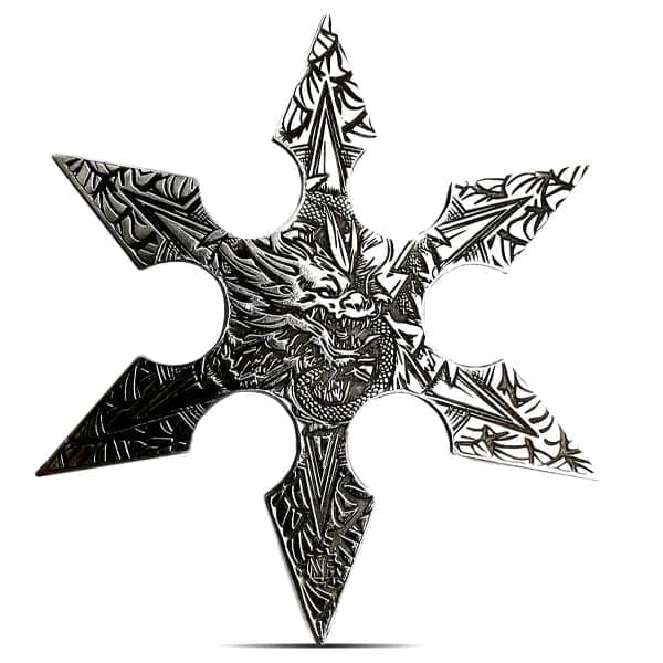 Dragon Silver Star - 1/2 Troy Ounce, .999 Pure