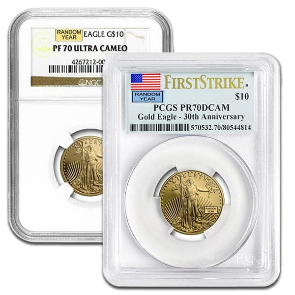 https://static.bullionmatch.com/money-metals-exchange--1-4oz-gold-american-eagles-pr70-pf70-graded-random-dates.jpg